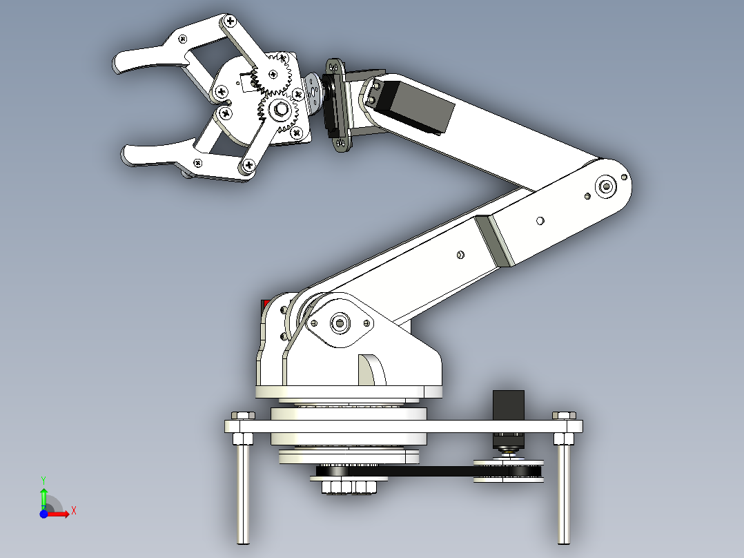 迷你机械臂前视图