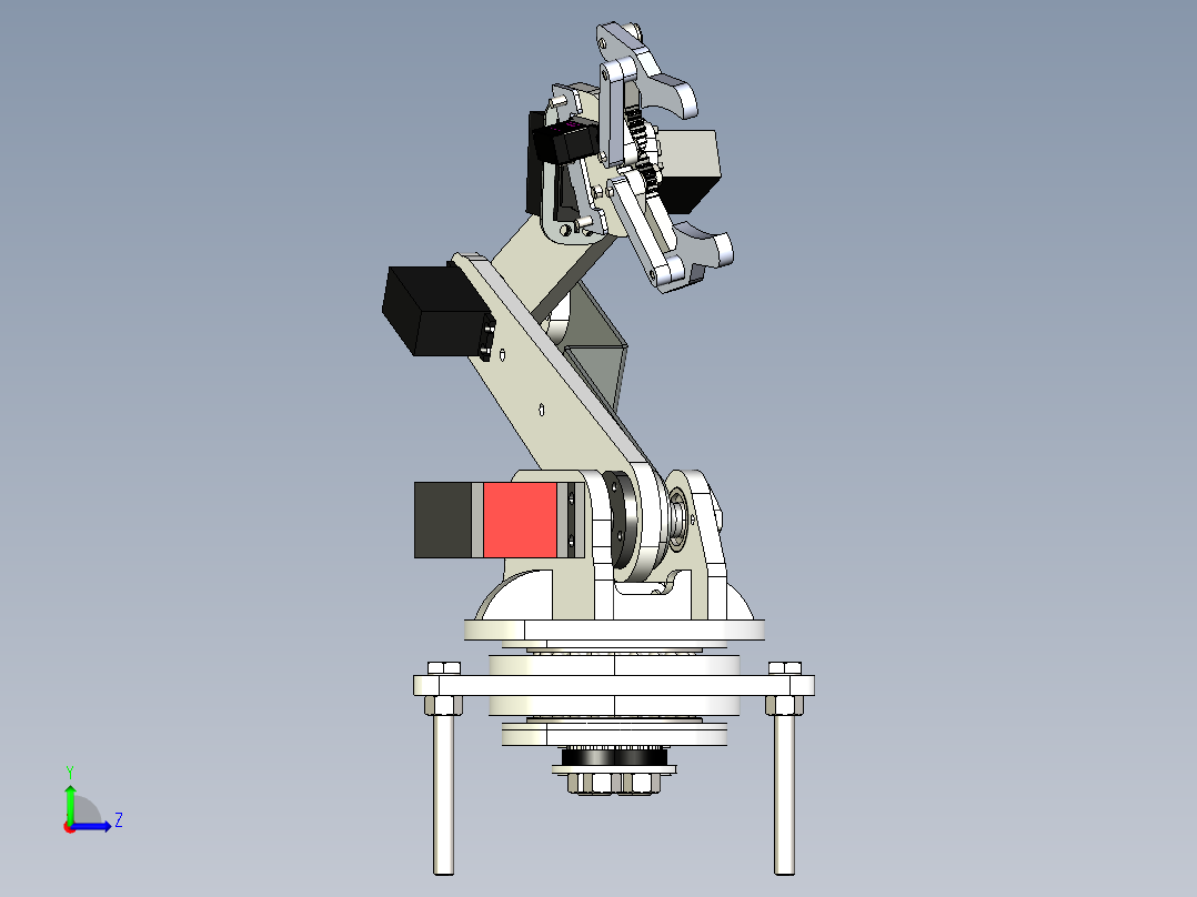 迷你机械臂左视图