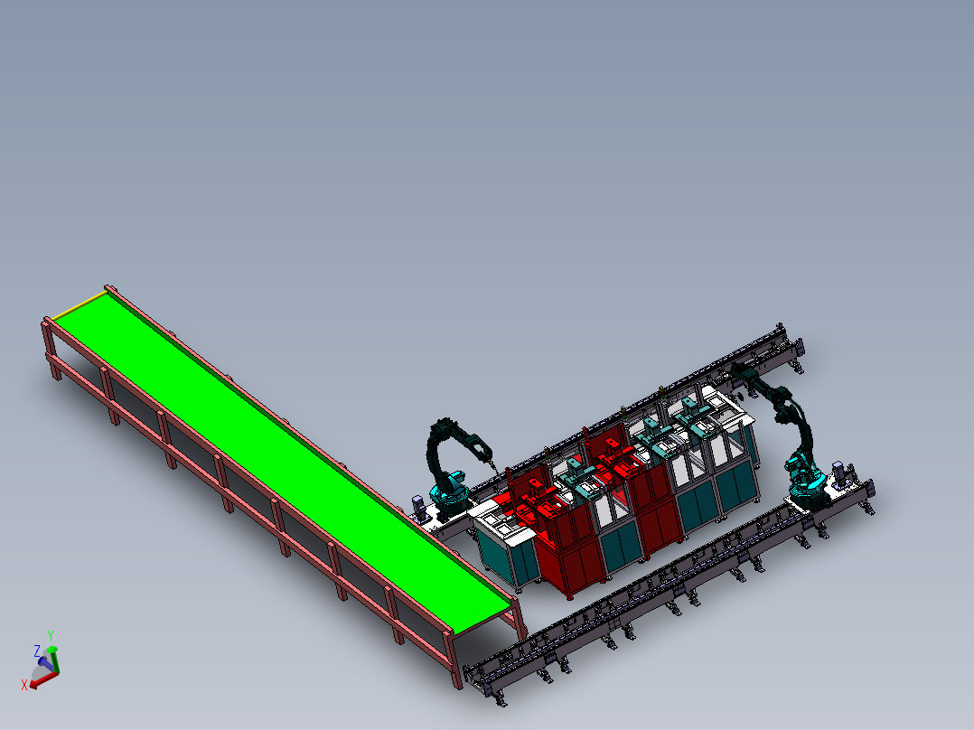 纸箱自动喷码印刷生产线sw17
