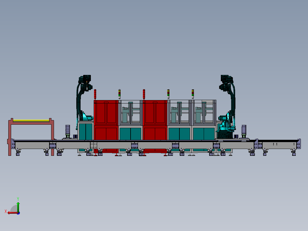 纸箱自动喷码印刷生产线sw17后视图