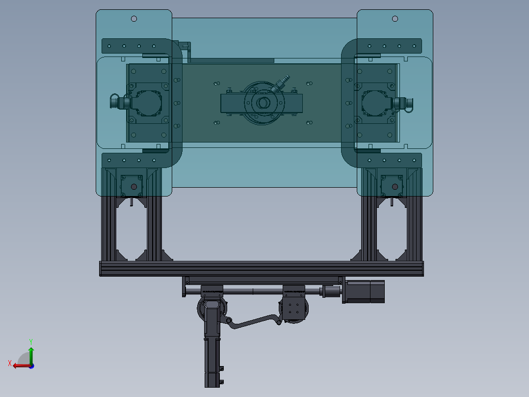 WDW-100E拉伸试验机后视图