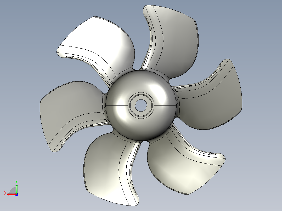 螺旋桨(59)后视图