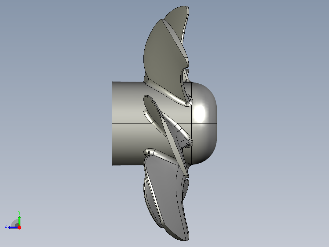 螺旋桨(59)右视图