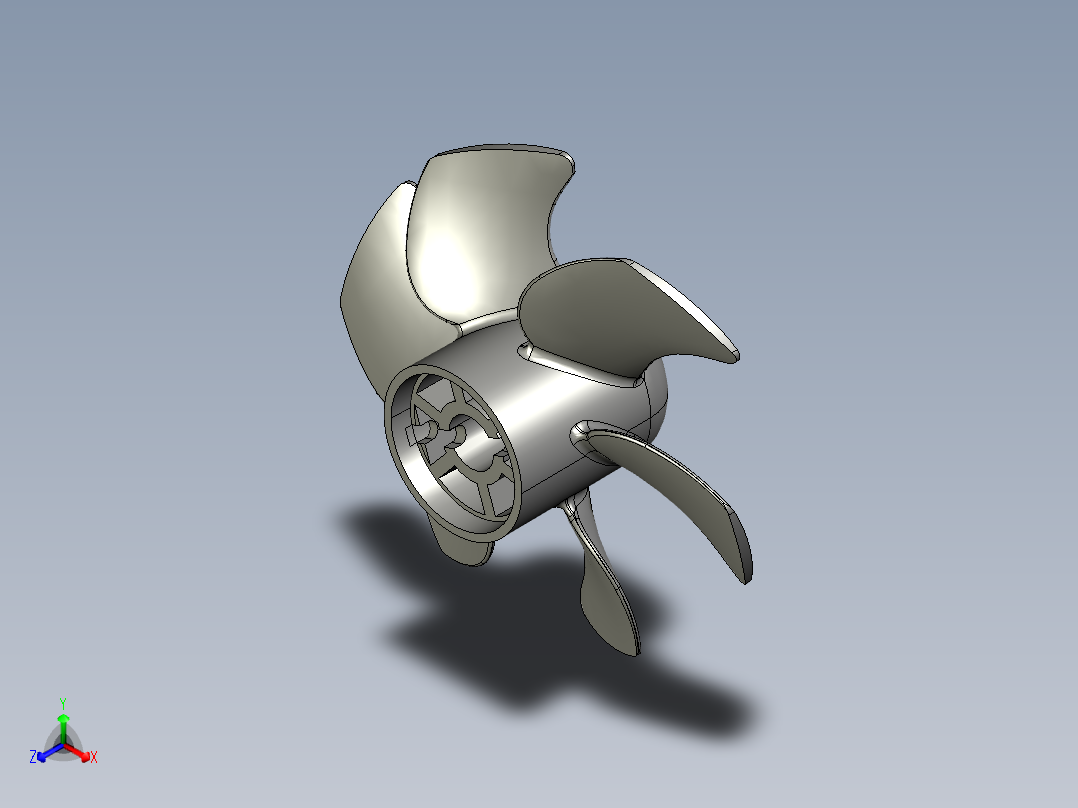 螺旋桨(59)正等轴测图