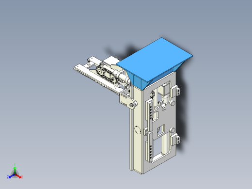 三轴焊接变位机正等轴测缩略图