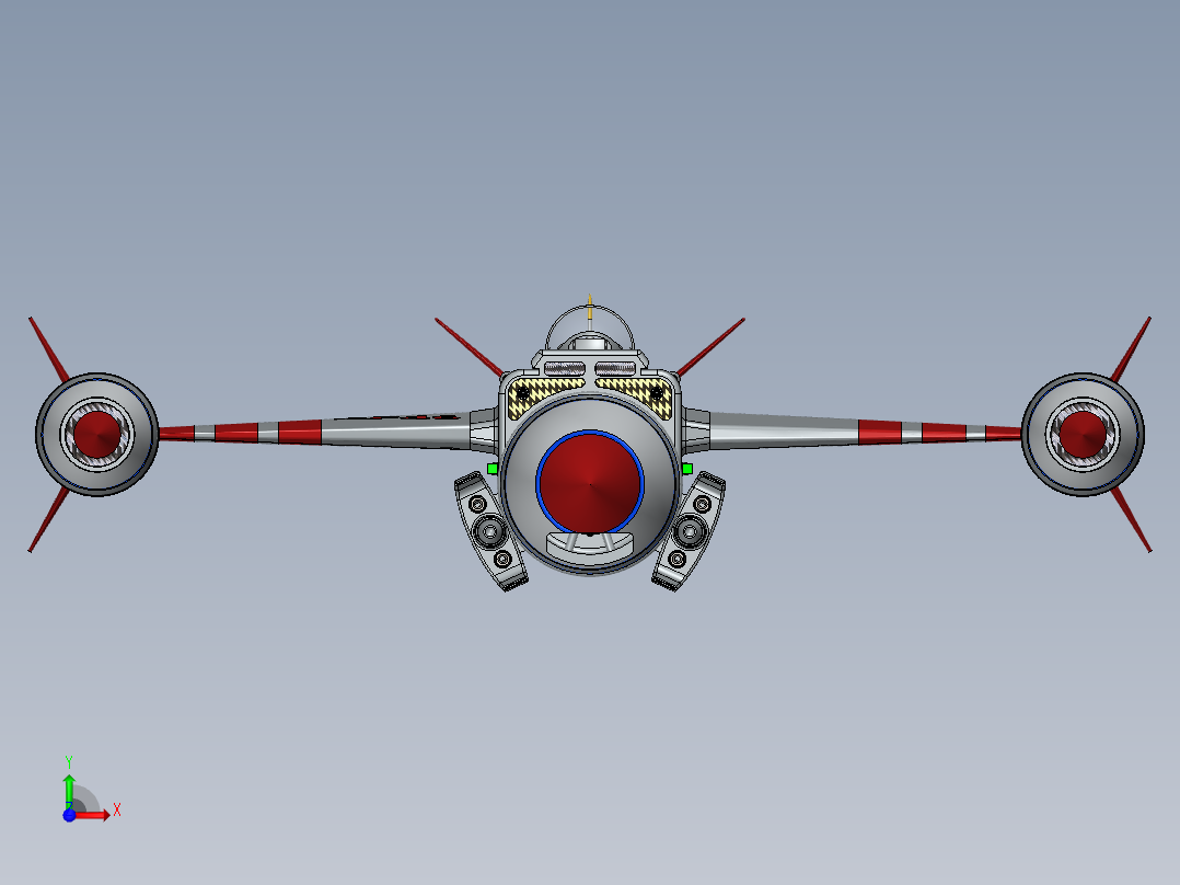宇宙飞船(77)前视图