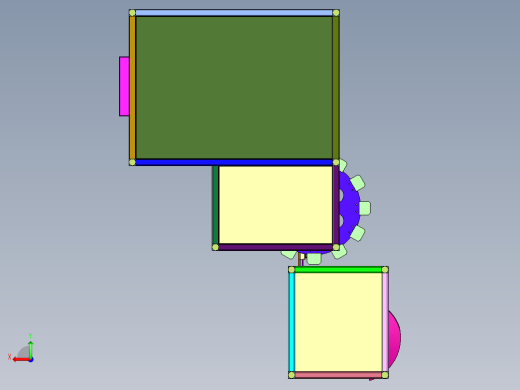 细纱机的空纱管上料装置后视缩略图