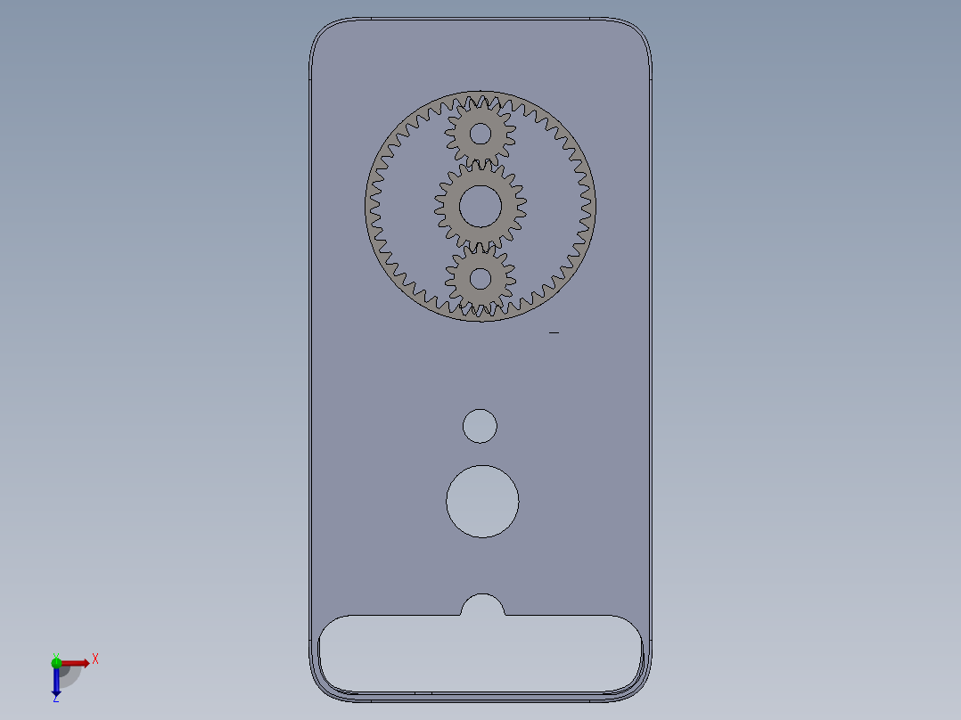 联结6P手机壳俯视图