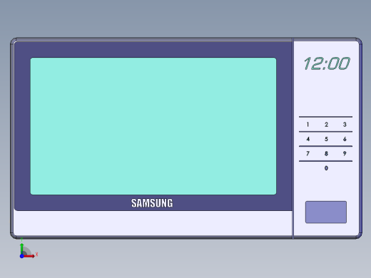 微波炉前视缩略图
