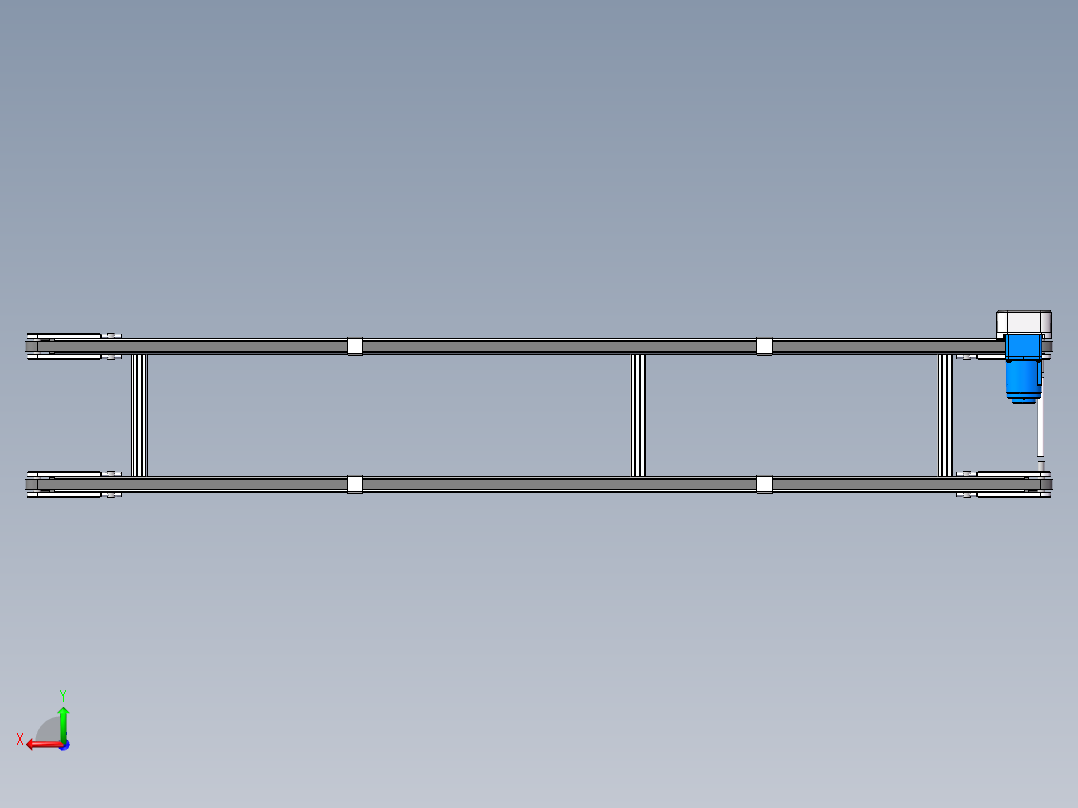 同步带（宽300长2000）后视图