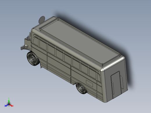 大肚巴士（39 bitePu）雪佛兰C-15（SolidWorks虚拟模型）