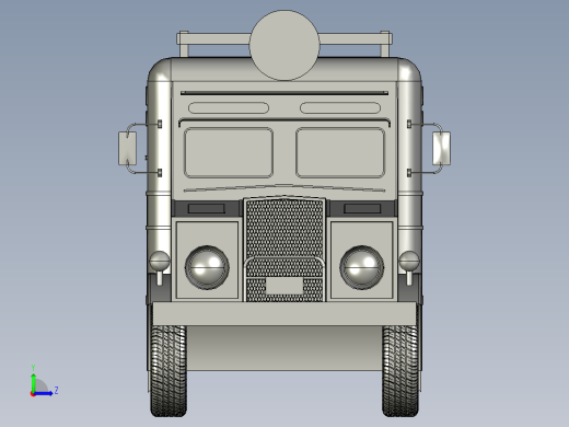 大肚巴士（39 bitePu）雪佛兰C-15（SolidWorks虚拟模型）左视缩略图