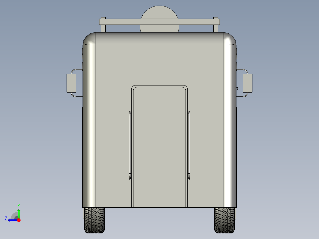 大肚巴士（39 bitePu）雪佛兰C-15（SolidWorks虚拟模型）右视图