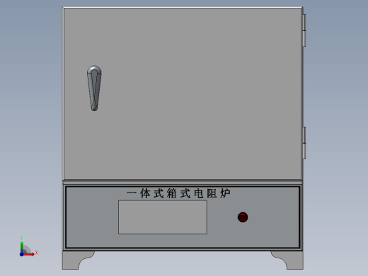 一体式工业电阻炉前视缩略图