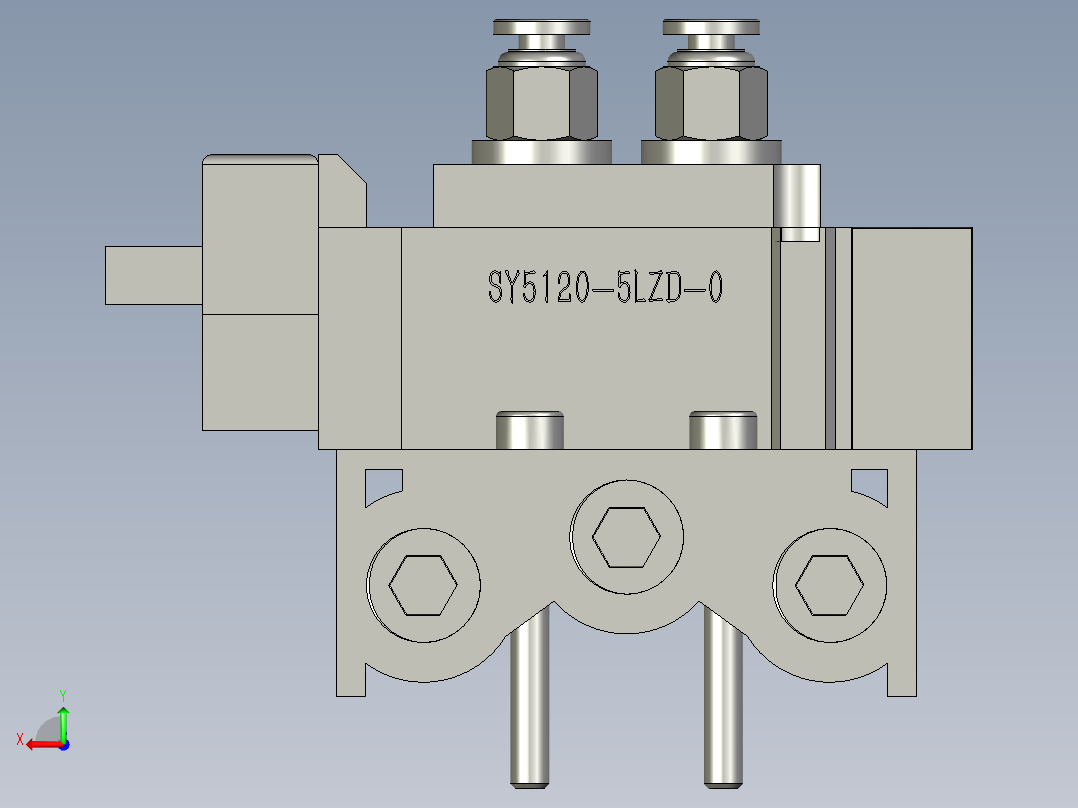 3-30-4位电磁阀装配后视图