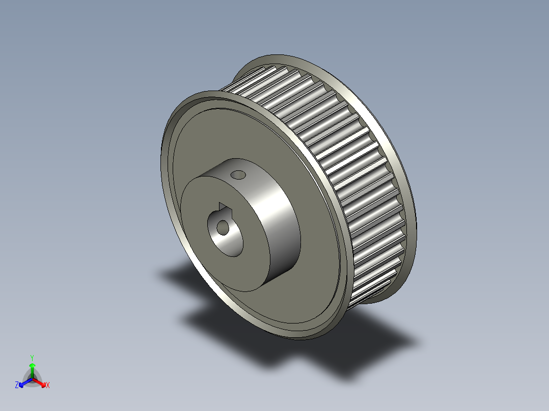 HTD5Z45-d14正等轴测图