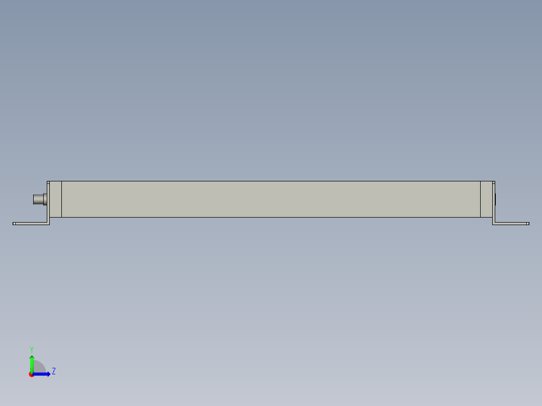 A-安全光栅-A-A左视图