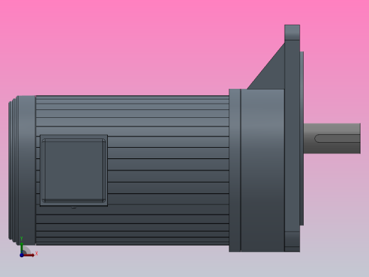 GV22型：立式三相齿轮减速马达[GV-40-1500-30~120-S]前视缩略图