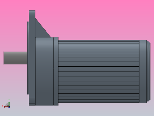 GV22型：立式三相齿轮减速马达[GV-40-1500-30~120-S]后视缩略图
