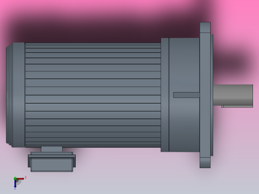 GV22型：立式三相齿轮减速马达[GV-40-1500-30~120-S]俯视缩略图