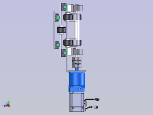 三级伸缩货叉右视缩略图