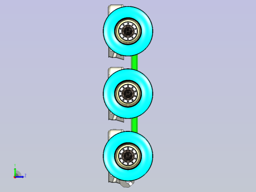 减震车架设计左视缩略图