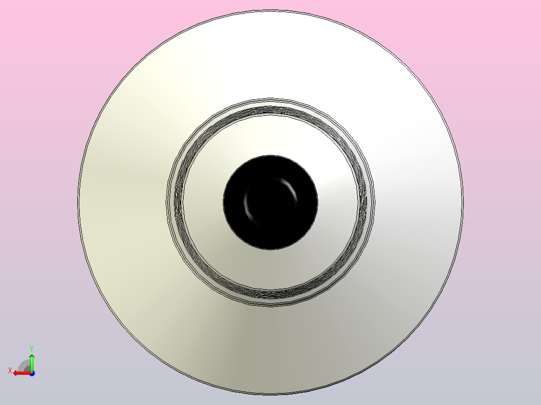 节能灯泡后视图