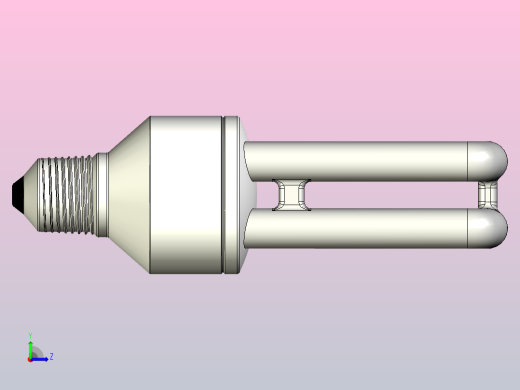 节能灯泡左视缩略图