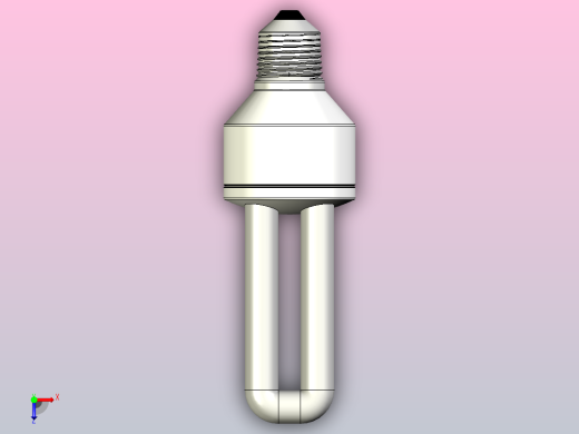 节能灯泡俯视缩略图