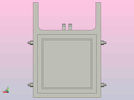 ZMF铸铁镶铜方闸门[ZMF-300]后视缩略图