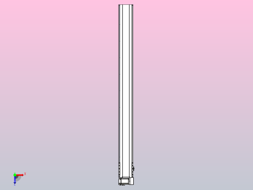 皮带直线轴半封闭可选导轨TPA-HNB-175D-140-L1800-RU-Y-P75-N3俯视缩略图