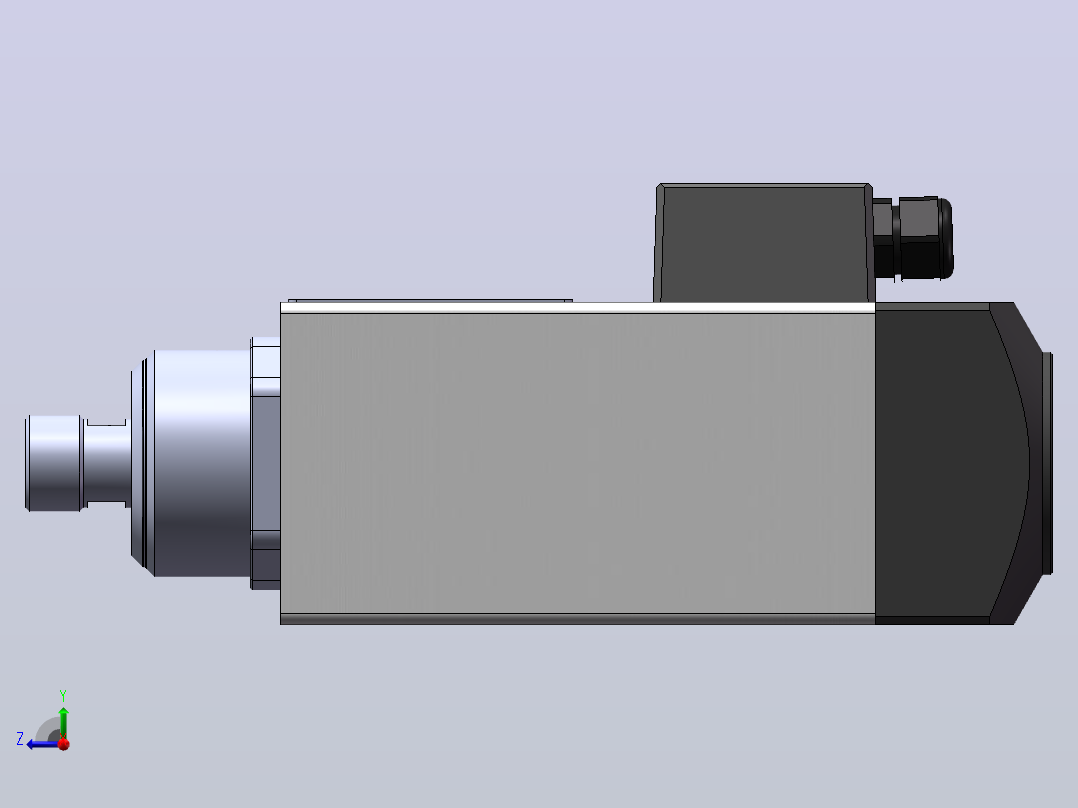 JTH3542B-ER20 雕刻钻铣主轴[JTH3542B-S24P1.10-ER20]右视图