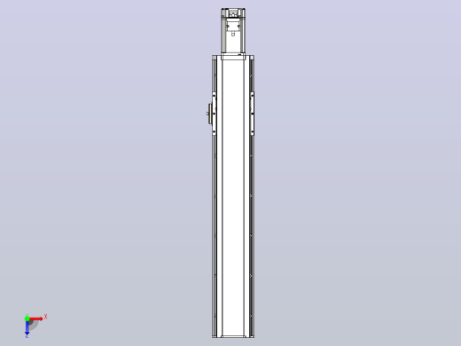 日规模组半封闭丝杆TPA-HNR-105D-1610C-L450-M-C-P20-N3俯视缩略图