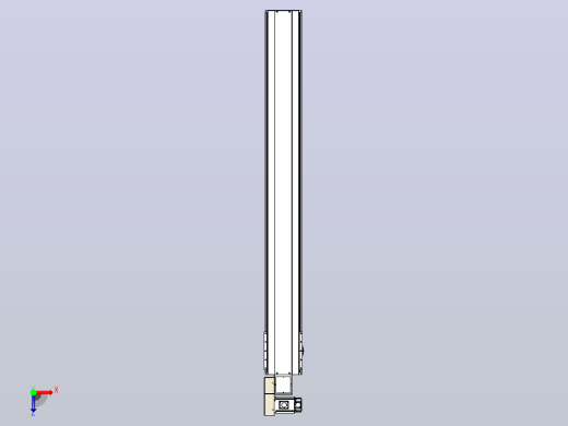 皮带直线轴半封闭可选导轨TPA-HNB-220D-176-L1800-ML-C-P1K-N3俯视缩略图