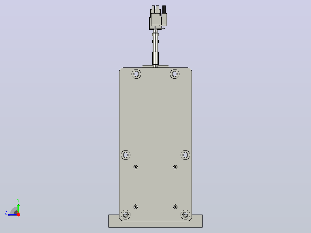 轻载电动缸TPA-ESR50-1610C-L150-MR-LB-W-P40-C3右视图