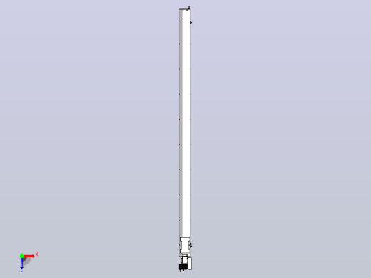 SCM14-2650-R滚珠花健、支撑座、滚珠丝杠、交叉导轨、直线模组俯视缩略图