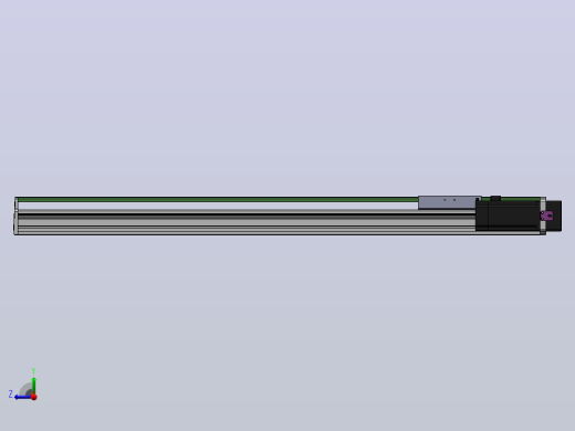 DMSL135-RCM长行程丝杆模组直线滑台（电机右折）[DMSL135-L05S700-DT400-C2U-RCM-P5]右视缩略图