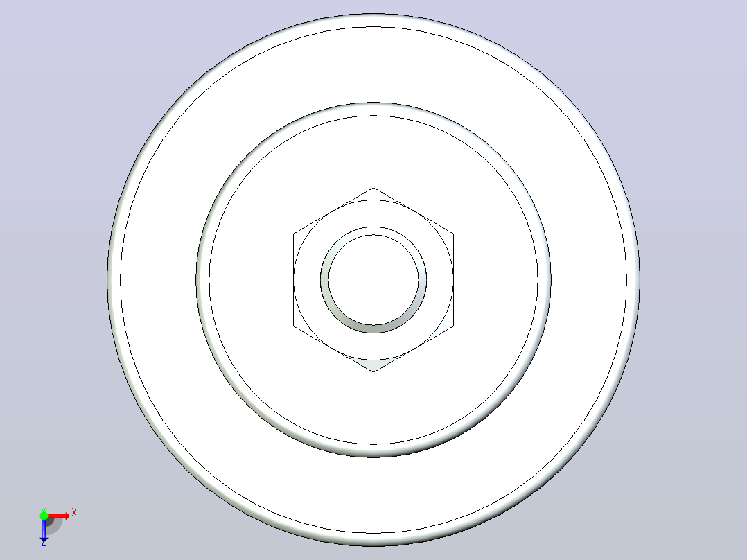脚杯WAK02-D80-M16-L100俯视图