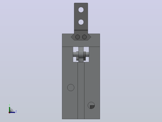气爪（平行开闭型）HMHZ2系列[HMHZ2-20D]左视缩略图
