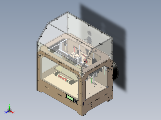 3D打印机(双色双喷头打印)全套模型图纸