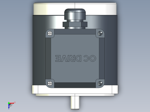80AC(25W)微型交流（齿轴）基本型电机[80YR25WGV22H]俯视缩略图