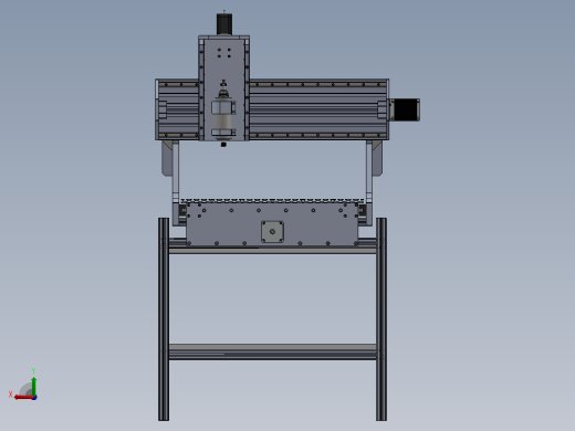 三轴CNC机床 X轴：1150mm Y轴：700mm Z轴：200mm后视缩略图