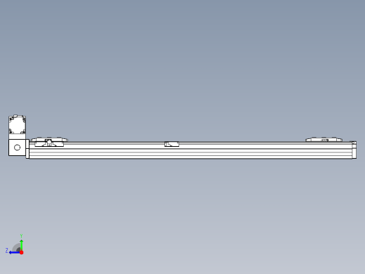皮带直线轴双滑块型TPA-GCBS-80-P60-L425-LU-M20-N3右视缩略图