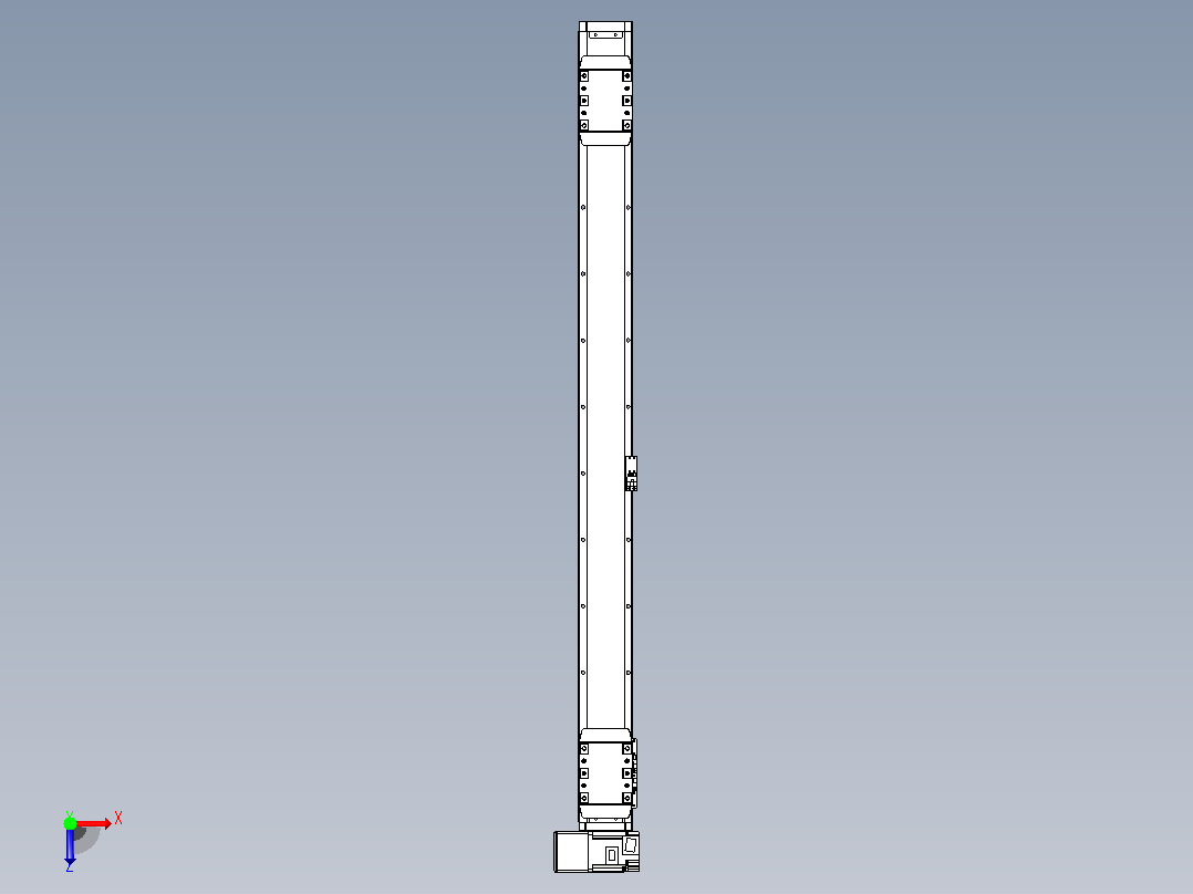 皮带直线轴双滑块型TPA-GCBS-80-P60-L425-LU-M20-N3俯视图