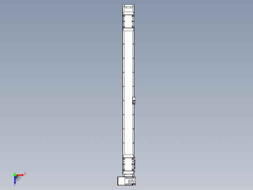 皮带直线轴双滑块型TPA-GCBS-80-P60-L425-LU-M20-N3俯视缩略图