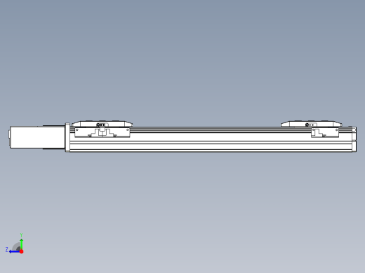 皮带直线轴双滑块型TPA-GCBS-50-P42-L125-QR-M10-N3右视缩略图