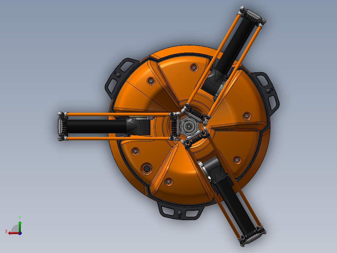 ABB IRB 360 FlexPicker 机器人后视图