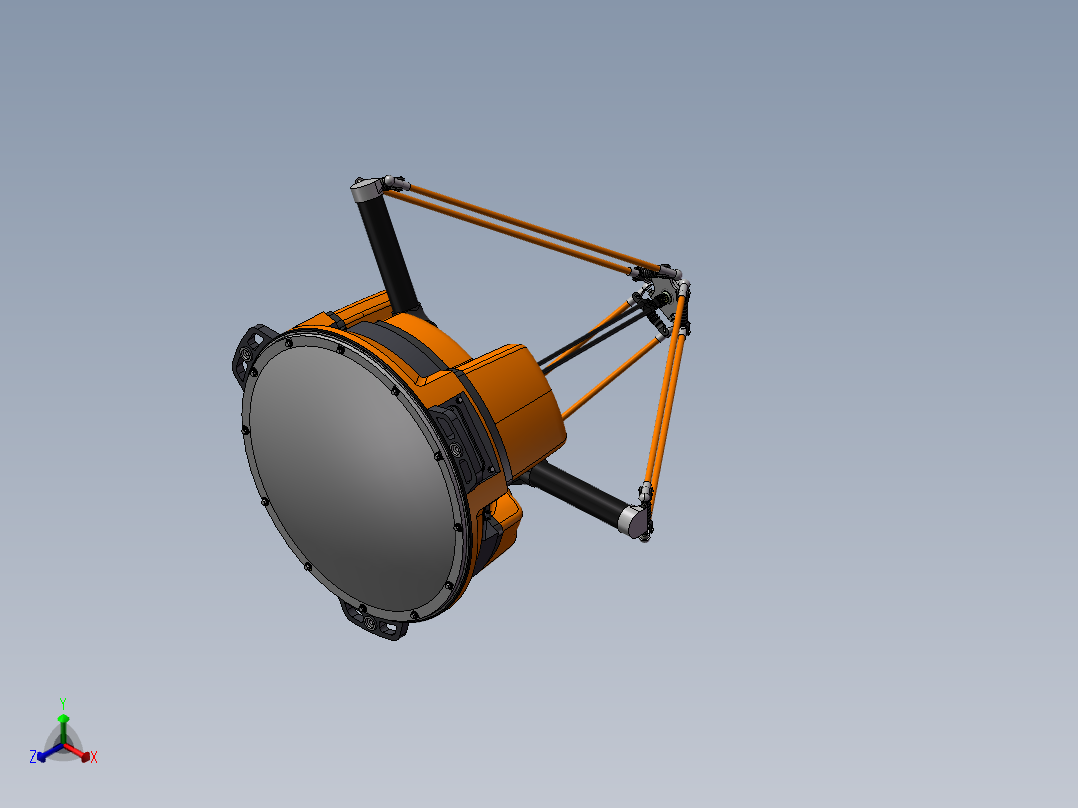 ABB IRB 360 FlexPicker 机器人正等轴测图