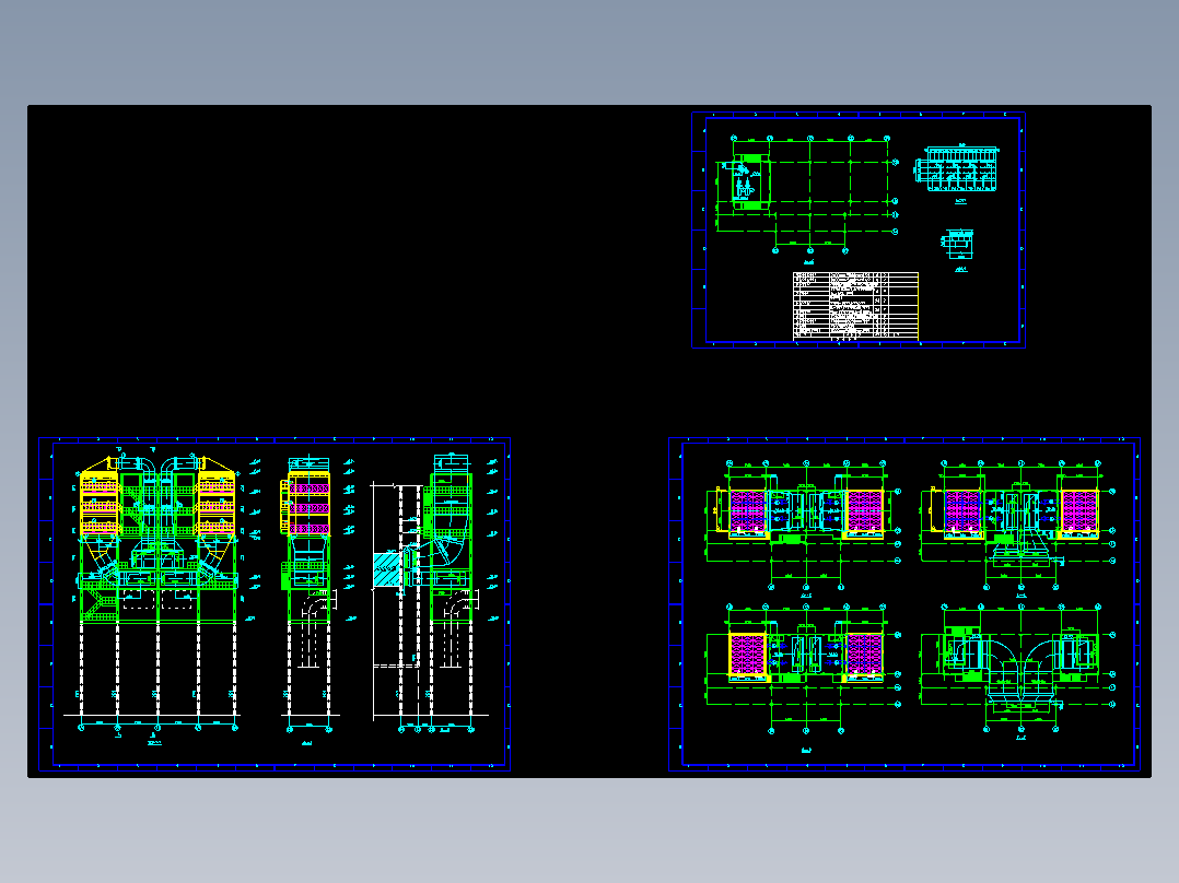 脱硝SCR区布置图