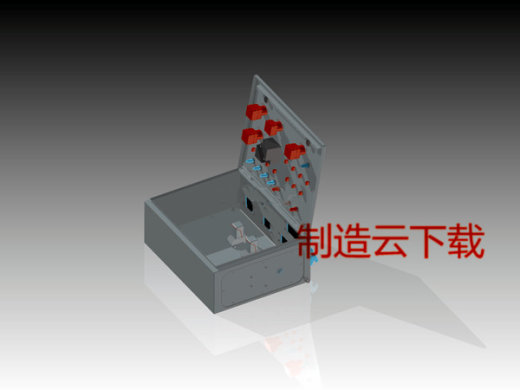 测试控制面板3D模型缩略图